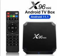 PTCMart X96 Wi-Fi Ultra HD 4K Mini Smart TV Box Android 11.1 4GB+32GB HDMI Media Player Media Streaming Device(Black)