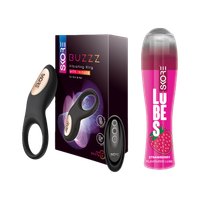 SKORE Buzzz Personal Massager with Strawberry Lube(Pack of 2 For Men & Women)