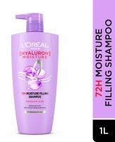 L'Oréal Paris Hyaluron Moisture 72H Moisture Filling Shampoo | For Dry and dull hair(1 L)