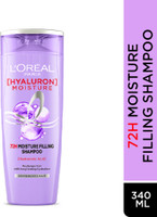 L'Oréal Paris Hyaluron Moisture 72H Moisture Filling Shampoo | For Dry & Dehydrated Hair(340 ml)
