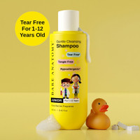 BARE ANATOMY Junior Gentle Cleansing Kids Shampoo | Tear-free & Hypoallergenic | 1-12 Yr Old(250 ml)