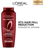 L'Oréal Paris Fall Resist 3X Arginine Anti-Hair Fall Shampoo | For Thinning & Hair Loss(340 ml)