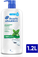 HEAD & SHOULDERS Anti Dandruff Shampoo Cool Menthol For Men & Women(1.2 L)