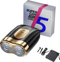 Yuva Pulse Super Car IPX7 Waterproof Electric Shaver with Dual Blades | USB Rechargeable  Shaver For Men(Black)