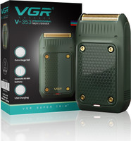 VGR V-353 Professional Shaver Electric Ultra Thin Shaver Rechargeable Razor  Shaver For Men(Green)