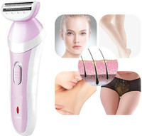 Life Friends Women Body Hair Remover With 3-Side Blade Head  Shaver For Women(White, Pink)