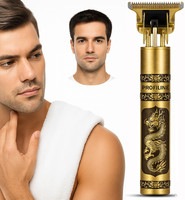 Profiline Best Vintage T9 Hair Cutting Trimmer for Men Metal  Shaver For Men(Gold)