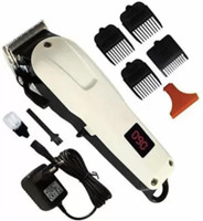 Zeus Volt Cordless Professional Hair Clipper Trimmer Fully Waterproof Trimmer 210 min  Runtime 4 Length Settings(White, Black)