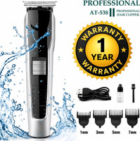 CLINLINSO 538 Beard Trimmer For Men, 2X Fast Charging, Hair Trimmer, Shaving Machine  Shaver For Men(Silver, Black)