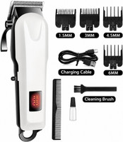 CLINLINSO 809 +Comb Professional Hair Clipper, Heavy Trimmer Style Beard Trimmer For Men  Shaver For Men(White, Black)