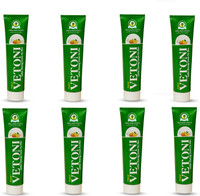 VETONI Original Fresh Lemon Extracts Lather Shaving Cream for Men | Pack of 8(1000 g)