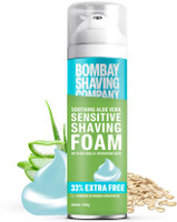 BOMBAY SHAVING COMPANY Sensitive Shaving Foam for Men with Aloe Vera and Oats(425 g)
