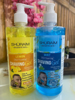 shuraim essentials Lemon/Mint Combo Shaving Gel Non Foaming Clear Cut Professional(1000 ml)