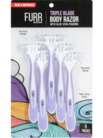 FURR By Pee Safe Disposable Body Shaving Razor | Ultra-thin Blade For The Smoothest Shave, Women(Pack of 5)
