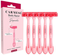 Carmesi Disposable Body Razors for Women | Safe, Hygienic & Economical, Women(Pack of 5)