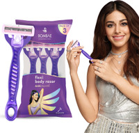 Bombae Flexi Body Razors for Women - 3 | Hair Remover for Arms, Underarms, Bikini, Legs, Women(Pack of 3)