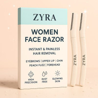 ZyraCosmetics Zyra Face Razor for Women | For Instant & Painless Hair Removal, Women(Pack of 2)