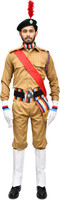 R-ME Men Solid Casual Khaki Shirt