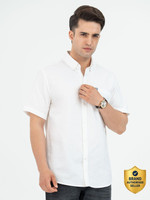 RED TAPE Men Solid Casual White Shirt