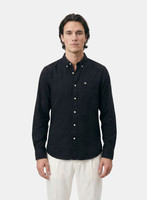 THE BEAR HOUSE Men Printed Casual Black Shirt