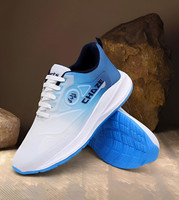 Ligero Ultralight Feather Like Running Shoes For Men(Blue, White , 6)