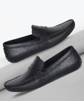 AJANTA Loafers For Men(Black)