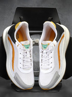 asian Sneakers,Sports,Training,Gym,Walking,Stylish -01 Running Shoes For Men(White, Yellow , 10)