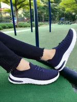 Fabbmate Fabbmate Trendy with Memory Foam Running Shoes For Women(Blue , 7)