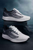 Airhype SMOKE-GREY-7 Running Shoes For Men(Black , 7)