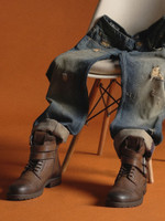 JACK & JONES Boots For Men(Brown , 8)