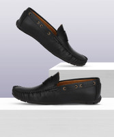 Prolific Boat Shoes For Men(Black , 10)