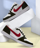 NIKE court borough low Sneakers For Men(White , 8)