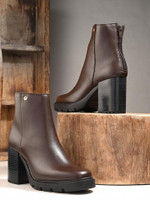 EL PASO EL PASO Women Brown Faux Leather Casual Chelsea Boots Boots For Women(Brown , 8)