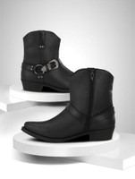 Delize High Ankle Chelsea Boots For Men(Black , 6)