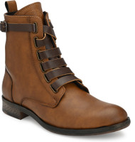 Delize Leather Hekking & Tracking Boots For Men(Tan , 6)