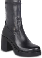Feet First Feet First Genuine Leather Block Heel Party & Casual wear ankel boots for Women Casuals For Women(Black , 8)