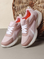 RYDNE Shine Stylish Premium Lightweight Comfortable Sports Training & Gym Shoes For Women(Pink , 4) Flipkart Deal