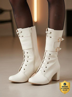 Roadster SS26 Women's White Long Boots Boots For Women(White , 4)