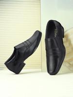 DPA Genuine Leather Formal Office Wear Shoes Slip On For Men Party Wear For Men(Black , 10)