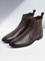 LOUIS STITCH Handmade Brunette Chelsea for Riding Biking - RGCL - UK 9 Boots For Men(Brown , 9)
