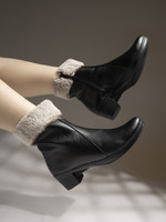 SHOETOPIA Boots,Casual,Party Wear, Daily Wear, Trendy, Comfortable Stylish Boots for Girls Boots For Women(Black , 7)
