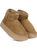 Cassiey Comfortable Indoor/Outdoor Winter Snow Boot |Girls Winter Fur Shoes Casuals For Women(Camel , 5)