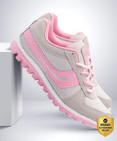 asian Cute sports shoes for women | Running shoes for girls stylish latest design new fashion | casual sneakers for ladies | Lace up Lightweight pink shoes for jogging, walking, gym & party Running Shoes For Women(Pink, Grey , 40 Euro)