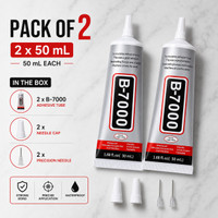 FlyTouch Avoid Eye and Skin Contact, Use in Ventilated Area, Keep Away from Heat. Multi-Purpose Glue, Easy Apply, Durable Bond(Set of 2, Transparent)