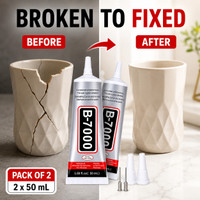 FlyTouch Avoid Eye and Skin Contact, Use in Ventilated Area, Keep Away from Heat. Fine Applicator, Flexible Bond, Household Repair(Set of 2, Transparent)