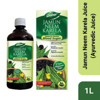 Dabur Jamun Neem Karela Juice - 1L | Controls Blood Sugar Level |For Digestive Health(1 L)