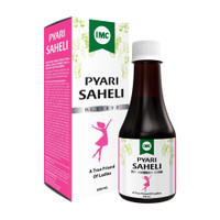 IMC Pyari Saheli Syrup | Support Women's Health, Anemia, Digestion & Backache Relief(200 ml)