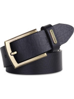 URBAN ALFAMI Men Black Genuine Leather Belt