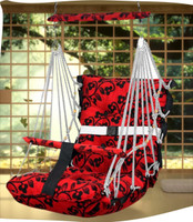 Yaksok ZONES Cotton 1-5 Year Baby Swing Chair For Kids Baby's Children Folding & Washable Swings(Red)