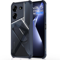 Foncase Back Cover for Tecno Pova 5 Pro 5G(Transparent, Camera Bump Protector, Pack of: 1)